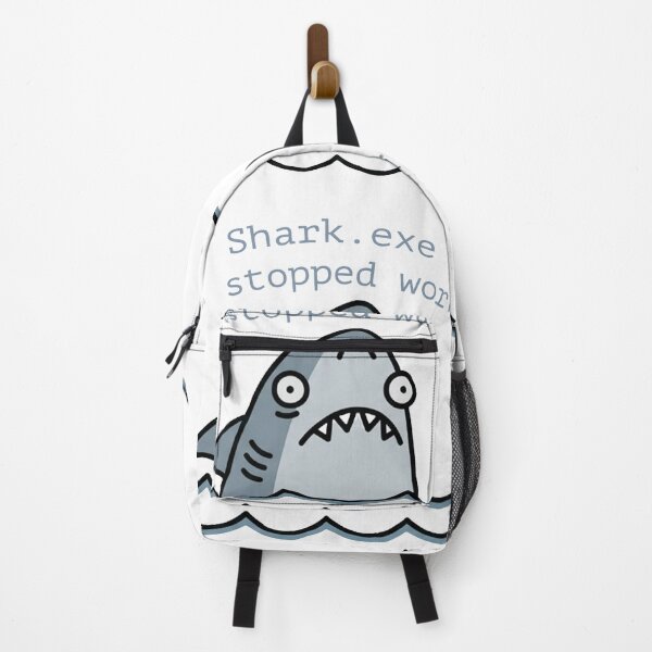 Item preview, cartoon shark in gray color designed and sold by Gadet100.