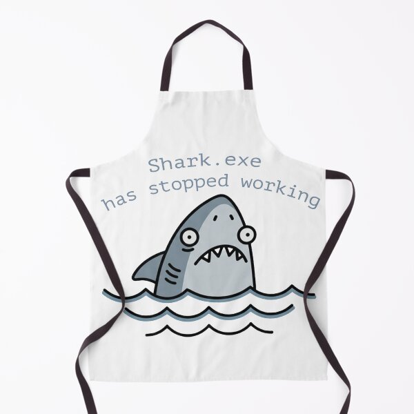 Item preview, cartoon shark in gray color designed and sold by Gadet100.