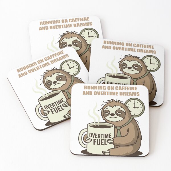 Item preview, A drawing of a panda working overtime  designed and sold by Gadet100.