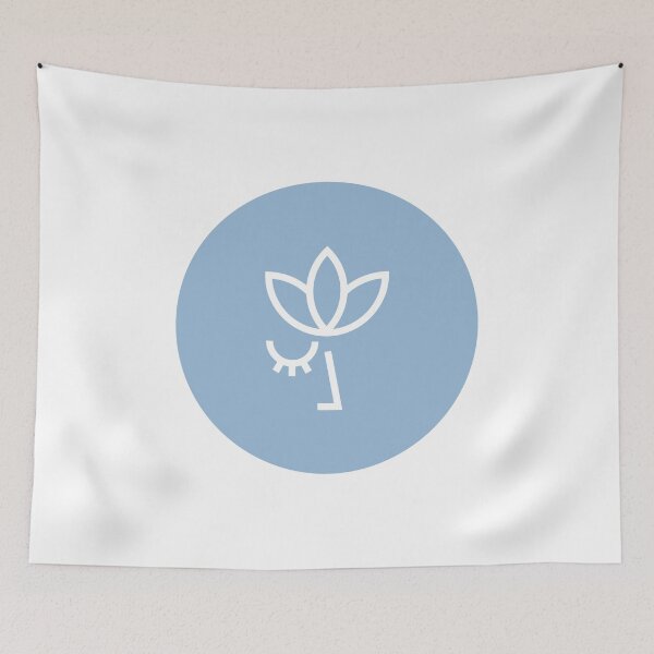 Item preview, Zen Lotus Face Minimalist Art designed and sold by LekkieStudioArt.