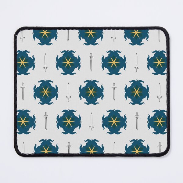 Item preview, Flower Knight Pattern - Tropical Florals and White designed and sold by Daniel Bevis Design.