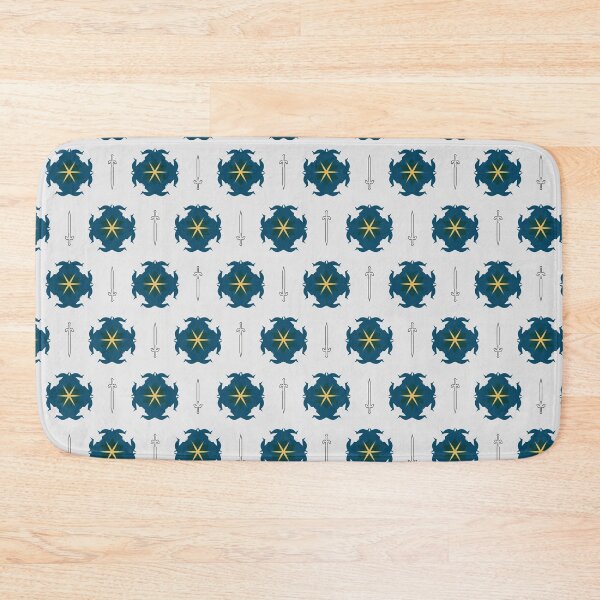 Item preview, Flower Knight Pattern - Tropical Florals and White designed and sold by Daniel Bevis Design.