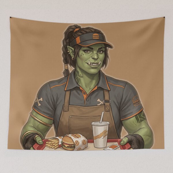 Item preview, Fast Food Orc designed and sold by The King's general goods.