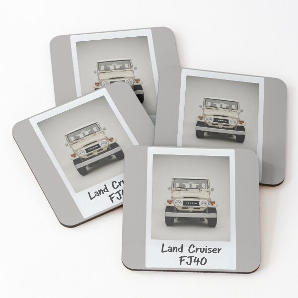 Item preview, Toyota Land Cruiser FJ40 Classic 4x4 Retro Vintage Polaroid Art designed and sold by Motorline44.