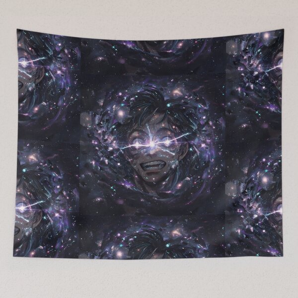 Item preview, Infinite Void Madness Cosmic Awakening Dark Anime Psycho Aesthetic designed and sold by MouradStudio.