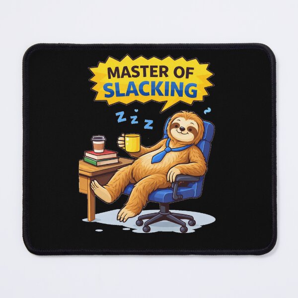 Item preview, Master of Slacking ? Funny Office Award (Lazy Employee Meme) designed and sold by Kiziorq.