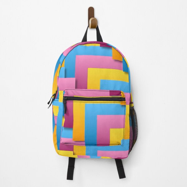 Item preview, Colorful Stepped Geometric Pattern Design designed and sold by IntelliMindDesigns.