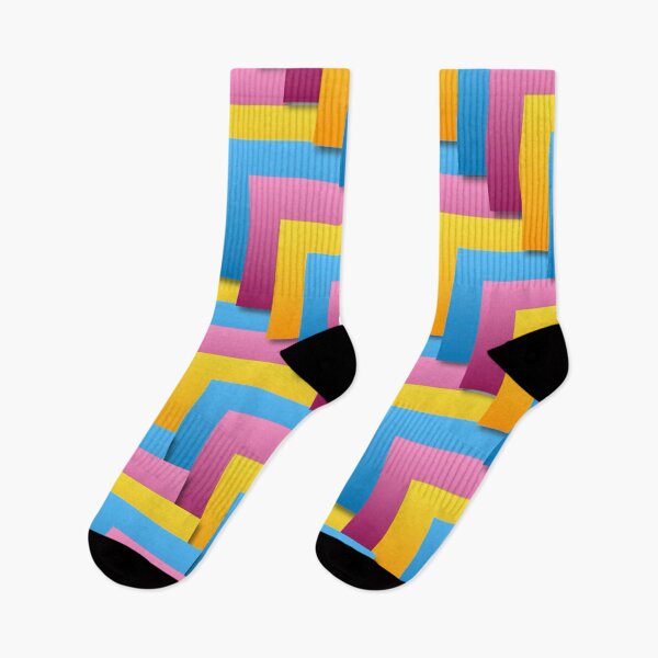 Item preview, Colorful Stepped Geometric Pattern Design designed and sold by IntelliMindDesigns.