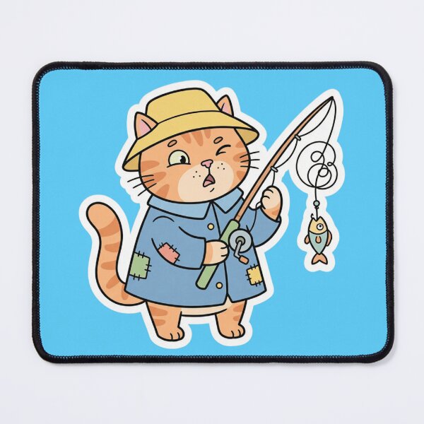 Item preview, Fisherman cat designed and sold by Don Dorondon Studio.