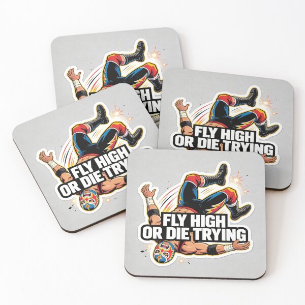 Item preview, High Flyer Wrestling Flip Sticker designed and sold by RingVortex.