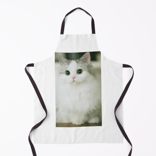 Item preview, Ultra Fluffy White Kitten with Big Green Eyes designed and sold by GUINewAlex.