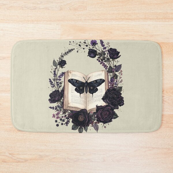 Item preview, The Witch's Library in Bloom designed and sold by TripleMoonCrafts.