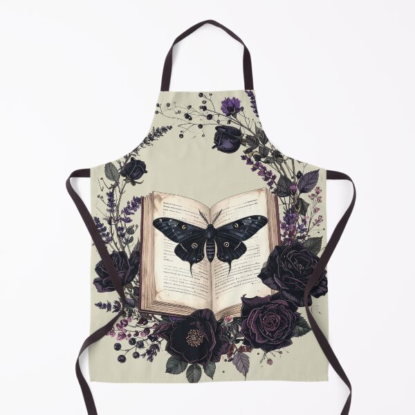 Item preview, The Witch's Library in Bloom designed and sold by TripleMoonCrafts.