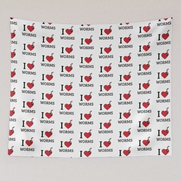 Item preview, I love worms designed and sold by CreatorStudios.
