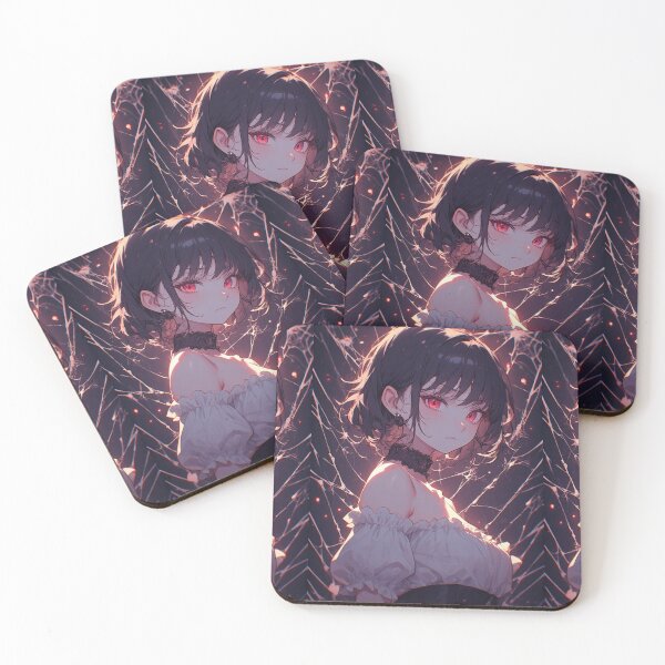Item preview, Anime vampire girl and spider web designed and sold by ArtsJulian.