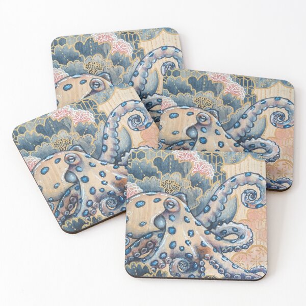 Item preview, octopus kimono designed and sold by thecheekyasian.