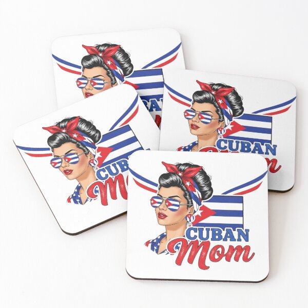Item preview, Cuban Mom Vintage Rockabilly Flag Reflection Sunglasses Design designed and sold by BeatyinChaos.