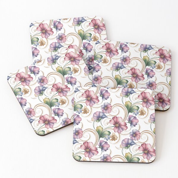 Item preview, Colorful Floral Swirl Pattern designed and sold by jkrphoto.