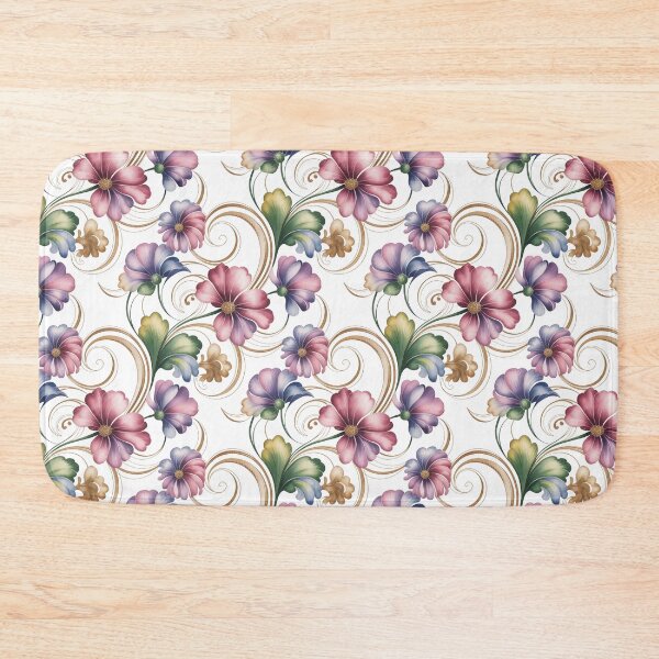 Item preview, Colorful Floral Swirl Pattern designed and sold by jkrphoto.
