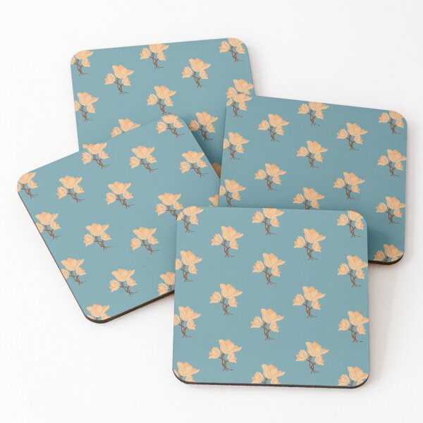 Item preview, Teal Flowers designed and sold by RoseDesigns05.