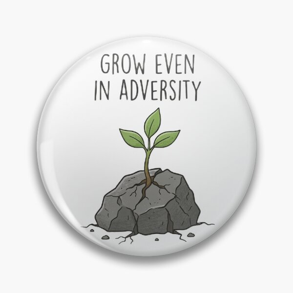 Item preview, Minimalist Sprout in Rock Adversity Growth designed and sold by AlexLerry.