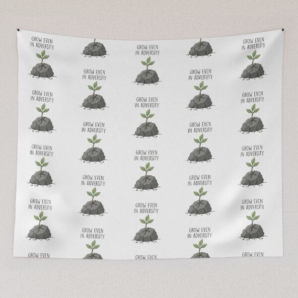 Item preview, Minimalist Sprout in Rock Adversity Growth designed and sold by AlexLerry.