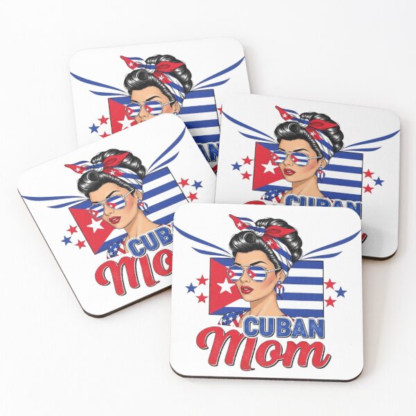 Item preview, Cuban Mom Vintage Pin-Up Bold Patriotic Pride Design designed and sold by BeatyinChaos.
