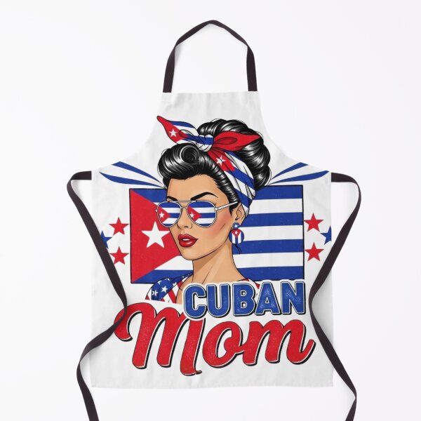 Item preview, Cuban Mom Vintage Pin-Up Bold Patriotic Pride Design designed and sold by BeatyinChaos.