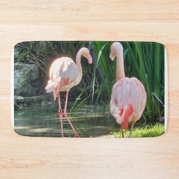 Item preview, 2 flamingos walking away designed and sold by Lizzilzil.