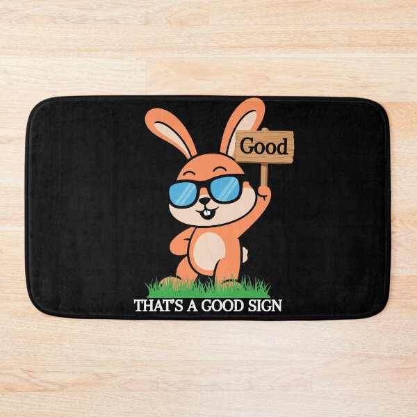 Item preview, Funny Cool Rabbit Good Sign  designed and sold by Imemewell.