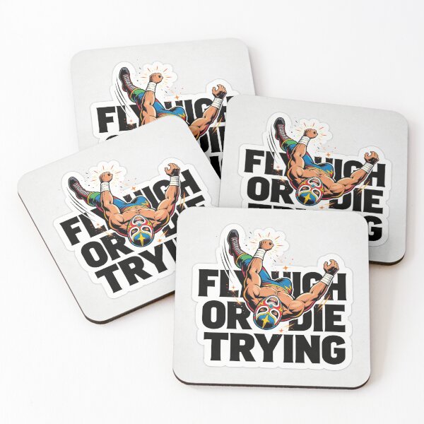Item preview, Fly High or Die Trying Lucha Libre designed and sold by RingVortex.
