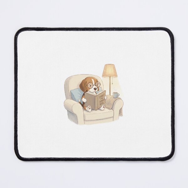 Item preview, Reading Beagle Bookworm Glasses Sticker Phone Case Study Art Design designed and sold by PocketPets<3.