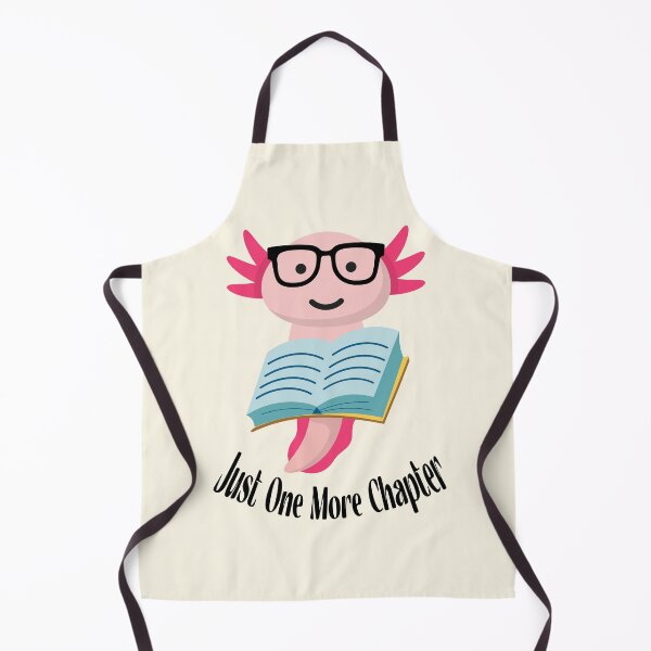 Item preview, Just One More Chapter Cute Axolotl Reading Book Lover Design designed and sold by Sachie's Studio.