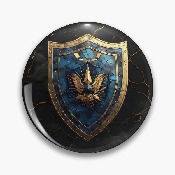 Item preview, Azure Sovereign: Elite Crystal Knight Shield designed and sold by Vhelir-Art.