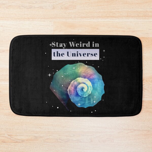 Item preview, Stay Weird in the Universe – Cosmic Spiral Shell | Neurodivergent Pride designed and sold by Aquarius-club.