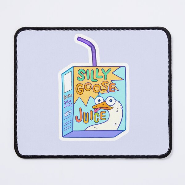 Item preview, Silly Goose Juice Sticker – Funny Cute Goose Juice Box Cartoon designed and sold by mibrand.