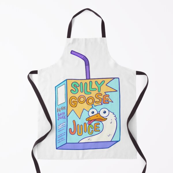 Item preview, Silly Goose Juice Sticker – Funny Cute Goose Juice Box Cartoon designed and sold by mibrand.