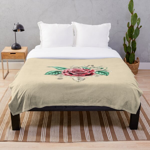Item preview, Vintage Red Rose Floral Ornamental Design designed and sold by LCWaterworth.