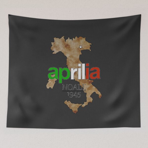 Item preview, Aprilia 1945 Noale Italy Vintage Map Motorcycle Heritage Design designed and sold by Fan Art Station .