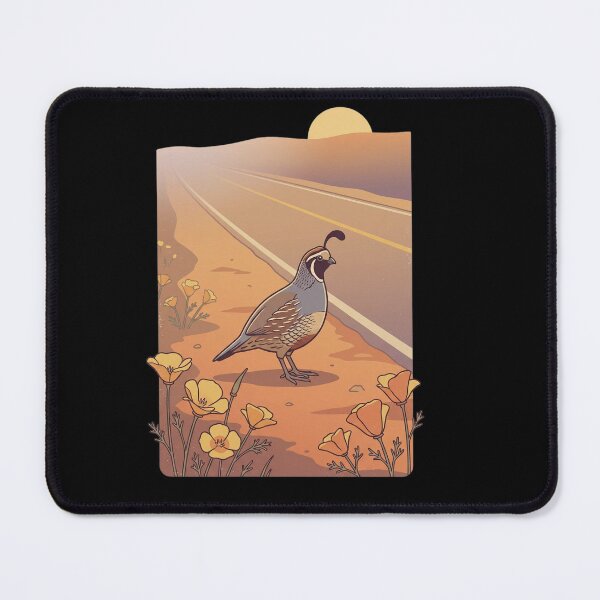 Item preview, Retro California State Bird by Sunset Roadside Scene designed and sold by MythicCotton.