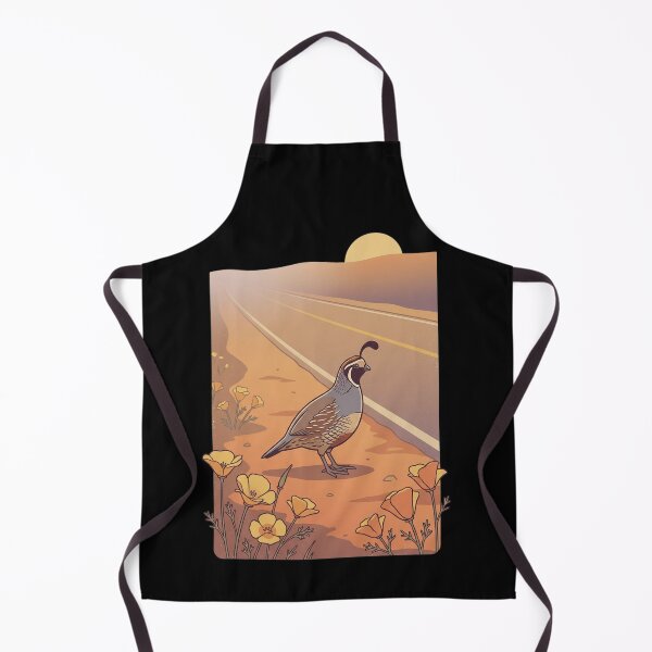 Item preview, Retro California State Bird by Sunset Roadside Scene designed and sold by MythicCotton.