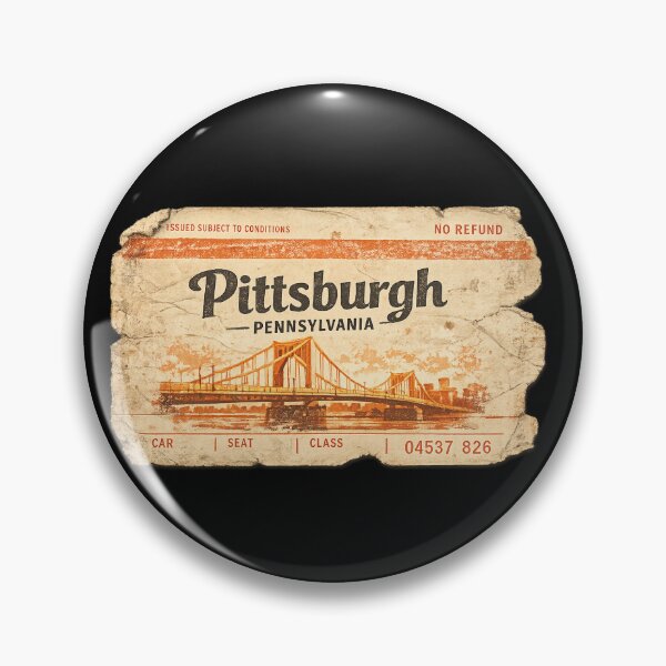 Item preview, Pittsburgh Pennsylvania  designed and sold by Broken Antler Designs .