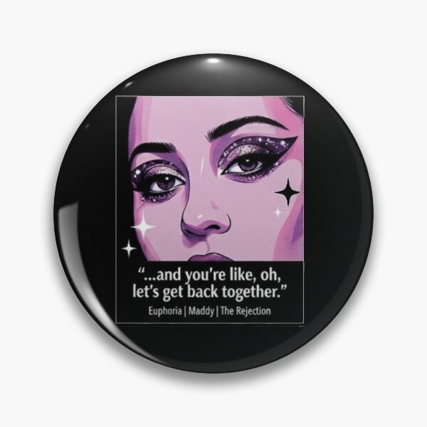 Item preview, Euphoria Maddy - “ And you are like , oh lets get back together “- Euphoria State/ Cast Aesthetic Illustration | Neon Emotional Vibes | Trendy TV Inspired Art Design designed and sold by Mialunaa.