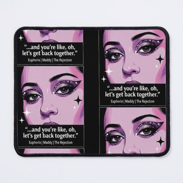 Item preview, Euphoria Maddy - “ And you are like , oh lets get back together “- Euphoria State/ Cast Aesthetic Illustration | Neon Emotional Vibes | Trendy TV Inspired Art Design designed and sold by Mialunaa.