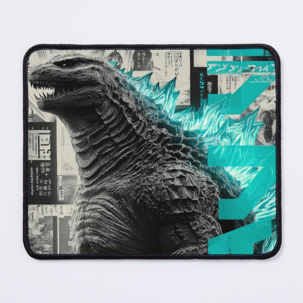Item preview, Atomics Giant Lizard Manga Panel designed and sold by AnimeArsenalPrints.