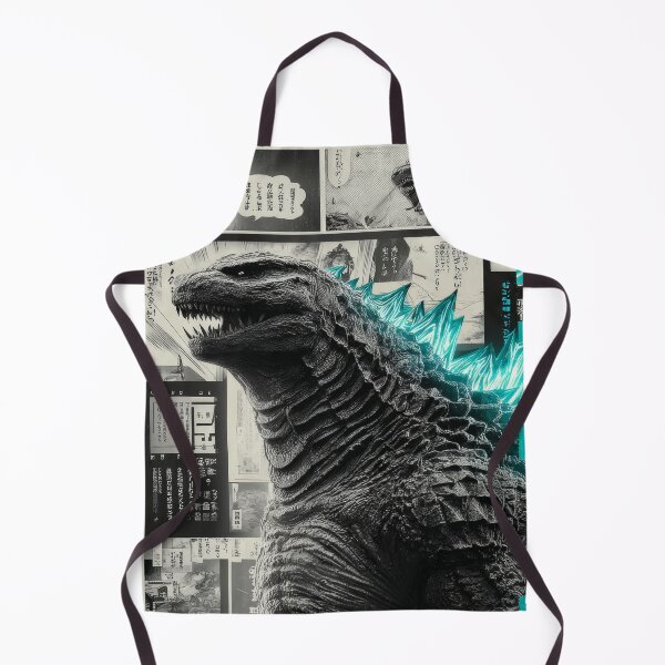 Item preview, Atomics Giant Lizard Manga Panel designed and sold by AnimeArsenalPrints.