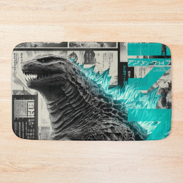 Item preview, Atomics Giant Lizard Manga Panel  designed and sold by AnimeArsenalPrints.