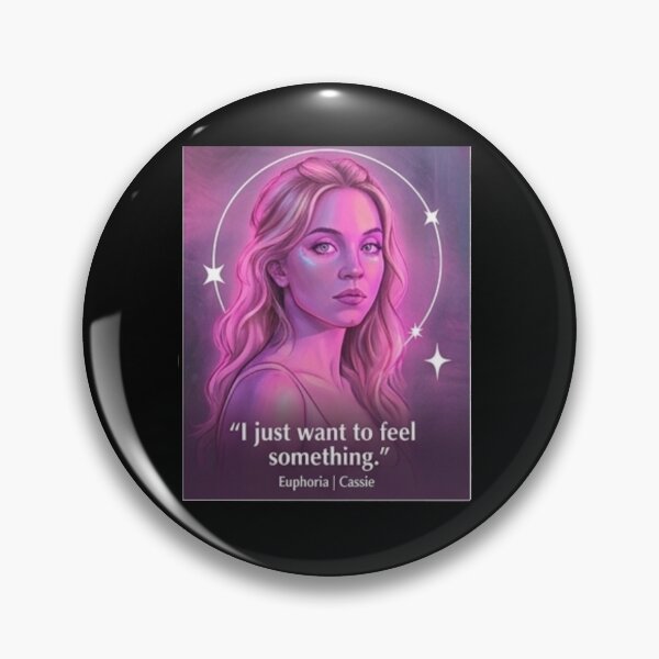 Item preview, Cassie ” I just want to feel something “- Euphoria State/ Cast Aesthetic Illustration | Neon Emotional Vibes | Trendy TV Inspired Art Design designed and sold by Mialunaa.