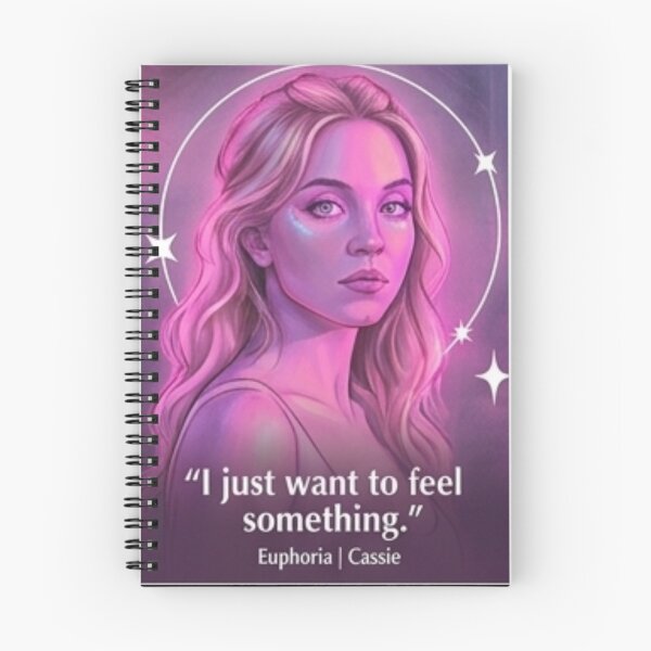 Item preview, Cassie ” I just want to feel something “- Euphoria State/ Cast Aesthetic Illustration | Neon Emotional Vibes | Trendy TV Inspired Art Design designed and sold by Mialunaa.
