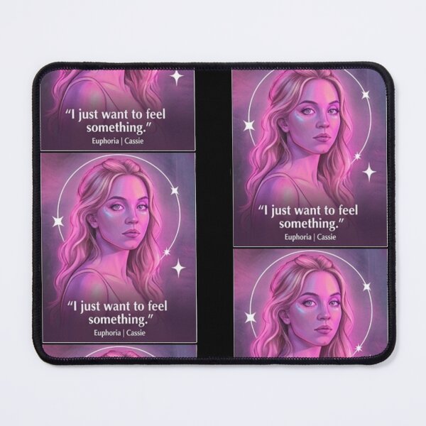 Item preview, Cassie ” I just want to feel something “- Euphoria State/ Cast Aesthetic Illustration | Neon Emotional Vibes | Trendy TV Inspired Art Design designed and sold by Mialunaa.